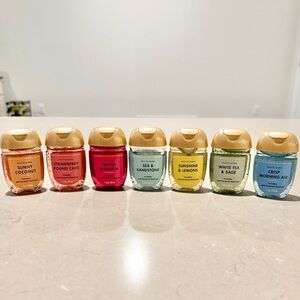 Bath & Body Works Poshmark Hand Sanitizers Lot 7 Pack White Barn PocketBac